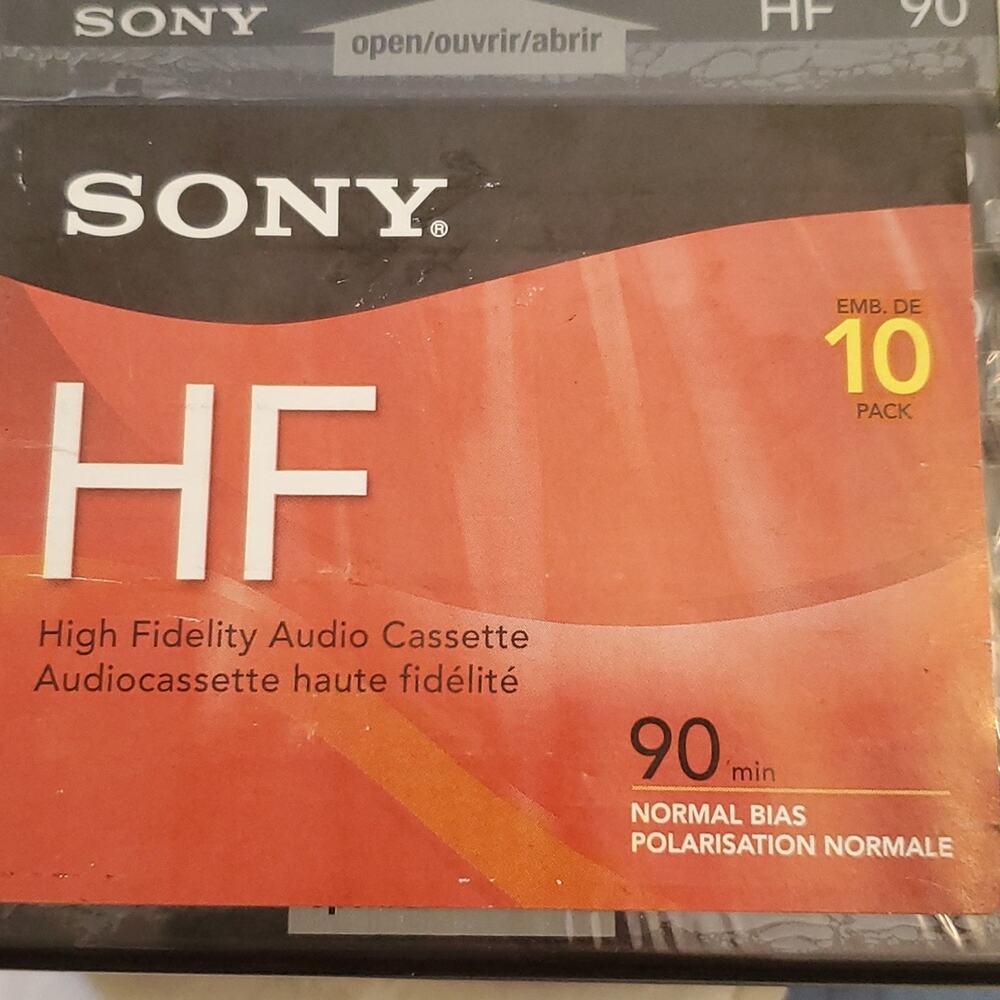 30 NEW Sony HF high fidelity audio blank cassettes 90 minutes - Picture 2 of 7